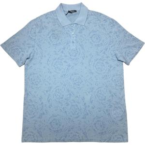 VERSACE Мужская синяя поло