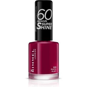 Лак для ногтей London 60 Seconds Super Shine 320 Rapid Ruby, Rimmel