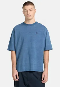 Футболка цвета индиго, базовая футболка Timberland, Medium Blue