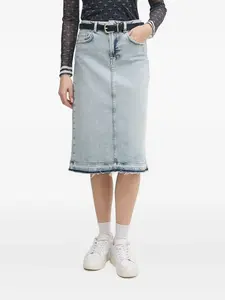 Джинсовая юбка миди Romy с бахромой Joop!, синий