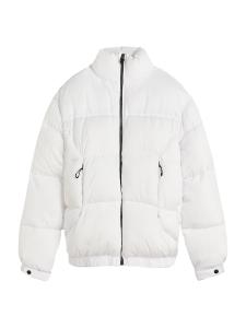 Зимняя куртка Bershka, белый