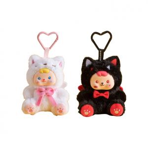 Милый креативный плюшевый кулон ангел и демон высотой 13см OU DI PIG