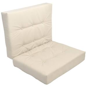 Подушка для спинки поддона Beautissu Sitzkissen ECO Elements, бежевый