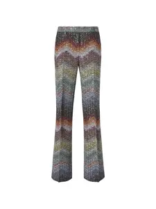 Брюки, украшенные пайетками Missoni, серый