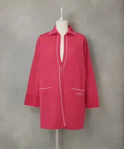 Хлопковый кардиган с воротником Studio Picone, цвет Pink(025)