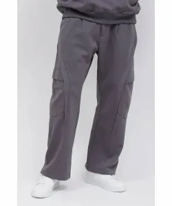 Брюки-карго Slash Wide от Tornado Mart, цвет Charcoal