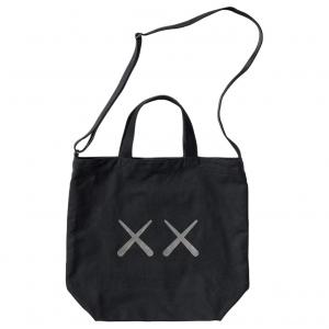 UNIQLO Хлопковая сумка через плечо мужская черная, Black