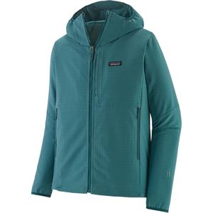 Толстовка R1 Air Zip Up Patagonia, wetland синий/wldb
