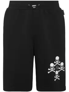 Шорты с принтом Philipp Plein, черный