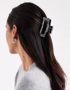 Заколка-краб для волос со стразами, разноцветная Accessorize, мультиколор