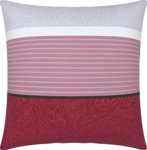 Чехол для подушки , винно-красный, 80x80 см Erwin Müller