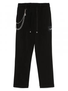 Брюки с нашивкой-логотипом John Richmond Junior, черный