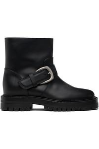 Ботинки на щиколотку с пряжкой округа Таби Maison Margiela, черный