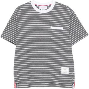 Футболка с коротким рукавом THOM BROWNE, серый