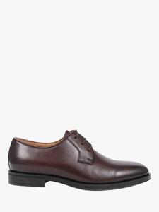 Манчестер дерби на шнуровке из кожи Wide Fit Jones Bootmaker, Dark Brown