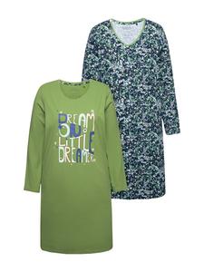 Ночная рубашка Ulla Popken, цвет moosgrün