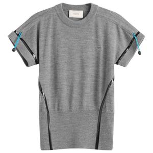 Техно мериносовая рубашка поло Coperni, серый