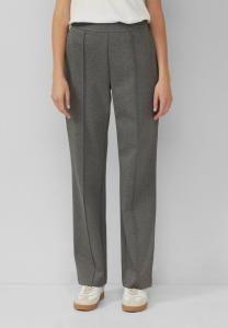 Брюки s.Oliver MIT ELASTIKBUND UND BIESEN IM RELAXED FIT, Graphit/Dark Grey