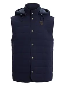 Стеганый жилет с капюшоном Polo Ralph Lauren, синий