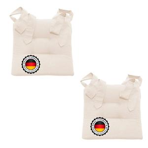 Подушка на стул Bonvionn кремовый, 46/42/7 см