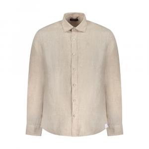 Бежевая льняная рубашка North Sails, бежевый