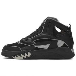 FILA FUSION Кроссовки баскетбольные мужские DESPERADO LOW Cushioning, Wear Resistant Mid top Black Silver
