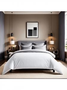 Colourful Cotton Пододеяльник из перкаля белого цвета