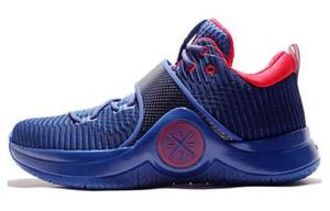 Баскетбольные кроссовки WOW 6 мужские низкие синие/черные/красные Lining