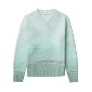 Джемпер Acne Studios V Neck Knit Jumper, цвет Mint/Multicolor