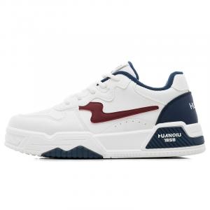 Термические легкие низкие скейтборд кроссовки мужские HUANQIU, красный синий