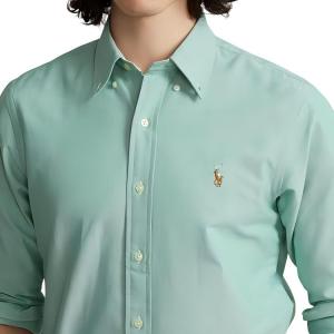 Футболка поло мужская FW24 Preppy Green Polo Ralph Lauren