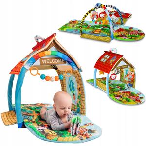 БОЛЬШОЙ ТОЛСТЫЙ ИНТЕРАКТИВНЫЙ СКЛАДНОЙ ОБРАЗОВАТЕЛЬНЫЙ КОВрик ДЛЯ ДЕТЕЙ LIONELO AGNES