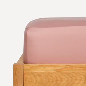 Бандана из хлопкового атласа плотностью 300 ниток на приталенном полотне 35 см El Corte Inglés, розовый