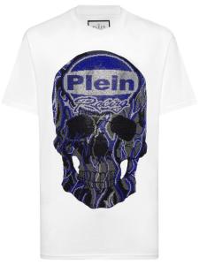 Футболка Philipp Plein Strass Skull, белый