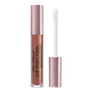 Блеск для увеличения объема губ Lip Injection Maximum Plump Extra Strength Lip Plumper Gloss Too Faced, Ready For It (midtone nude)