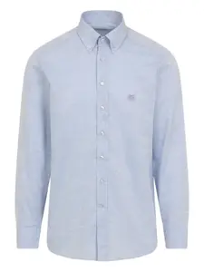 Рубашка с принтом "пейсли" на пуговицах Etro, синий