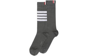 Полосатые носки на 4 полосы THOM BROWNE, 1 упаковка (Серый)