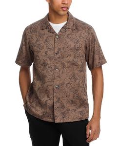 Нолл Камп Корал в цветочном контуре Theory, коричневый