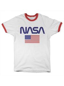 Футболка белого цвета Nasa