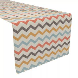Дорожка для стола, 100 % хлопок, 16x108 дюймов, рисунок шеврона.