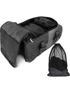 Дорожная сумка с 5 подходящими чехлами для одежды Melano в черном/сером цвете normani