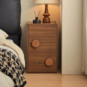 Lin'S Home Furnishing Комод для спальни из дерева, 5 ящиков, узкий, цвет Walnut