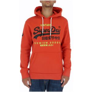 Толстовка мужская Superdry. с принтом, оранжевый