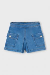 Детские джинсовые шорты карго Mayoral, синий