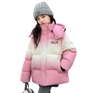 Пуховик 2025 Зимний детский Disney, розовый