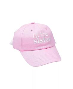 Бейсбольная кепка-бантик для девочек розового цвета Bits & Bows