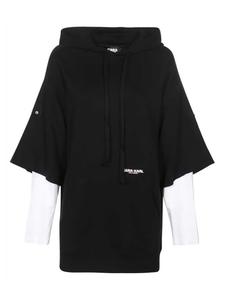 Многослойная толстовка с капюшоном Karl Lagerfeld, черный