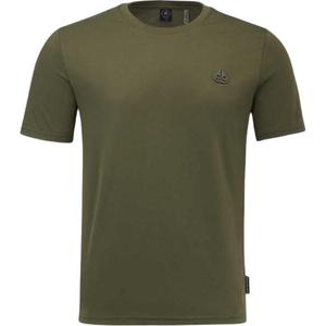 Хлопковая футболка Moose Knuckles, зеленый