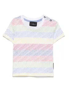 Футболка с логотипом John Richmond Junior, белый