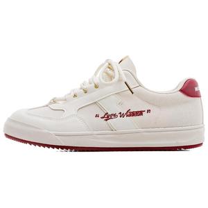 WARRIOR Нескользящие, легкие и дышащие низкие кроссовки для скейтбординга, женские, бежево-красные